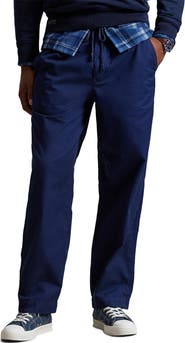 Polo Ralph Lauren Prepster Pleated Cotton Twill Easy Drawstring Pants