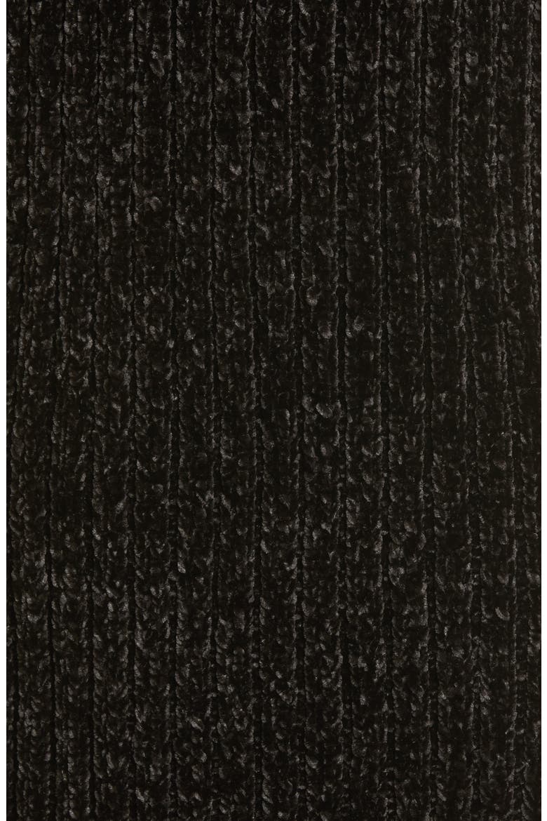 Chenille Cardigan, Alternate, color, BLACK