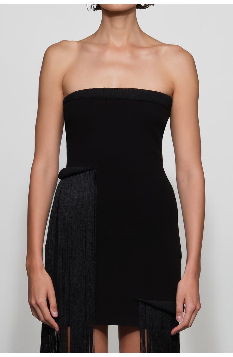 Et Ochs Suki Knit Mini Dress, Alternate, color, Black