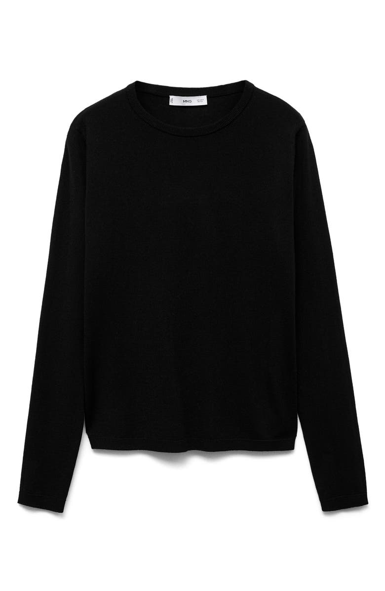 MANGO Lightweight Crewneck Sweater, Alternate, color,