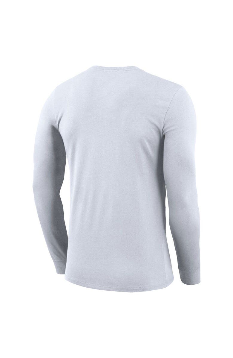 Nike White Baylor Bears 2023 On Court Bench Long Sleeve T-Shirt, Alternate, color,