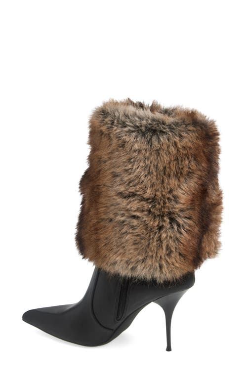 JEFFREY CAMPBELL JEFFREY CAMPBELL THERMAL FAUX FUR CUFF BOOTIE