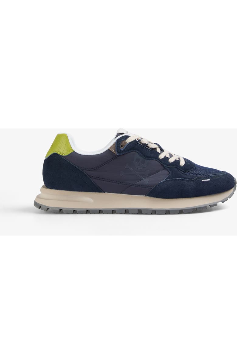 Scalpers Rio 25 Sneakers, Main, color, Navy Lime