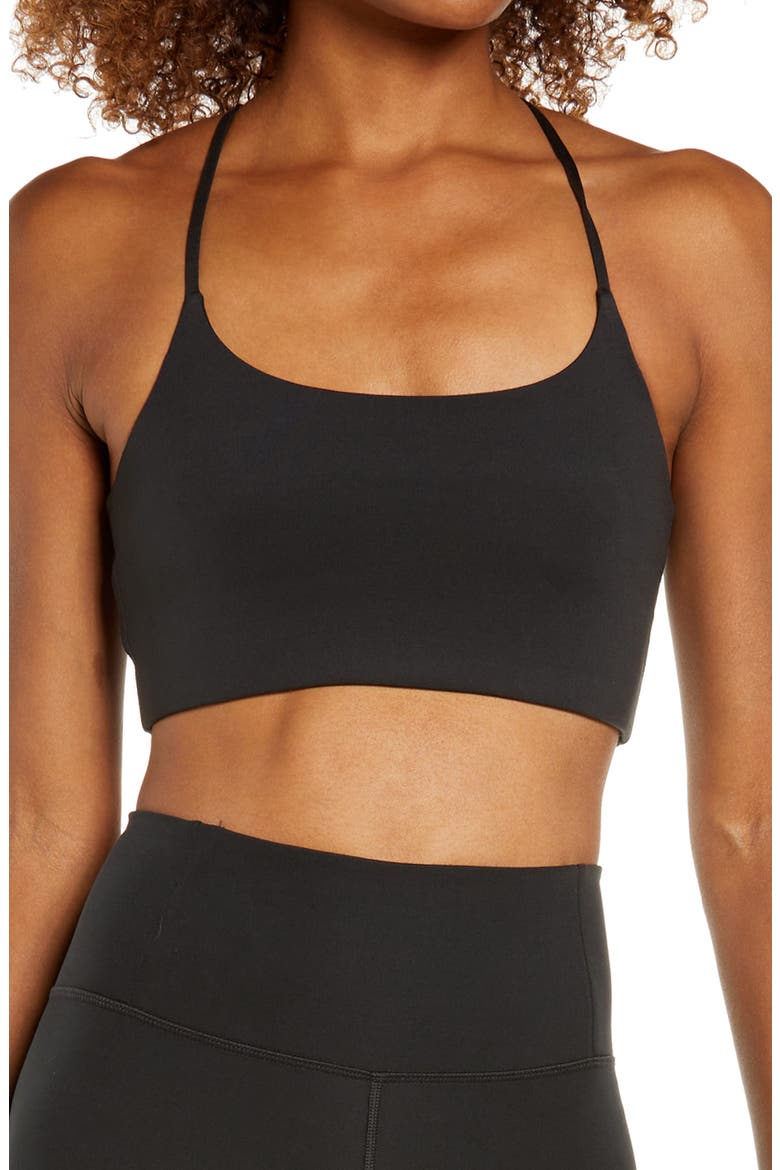 Juliet Sports Bra, Main, color, BLACK