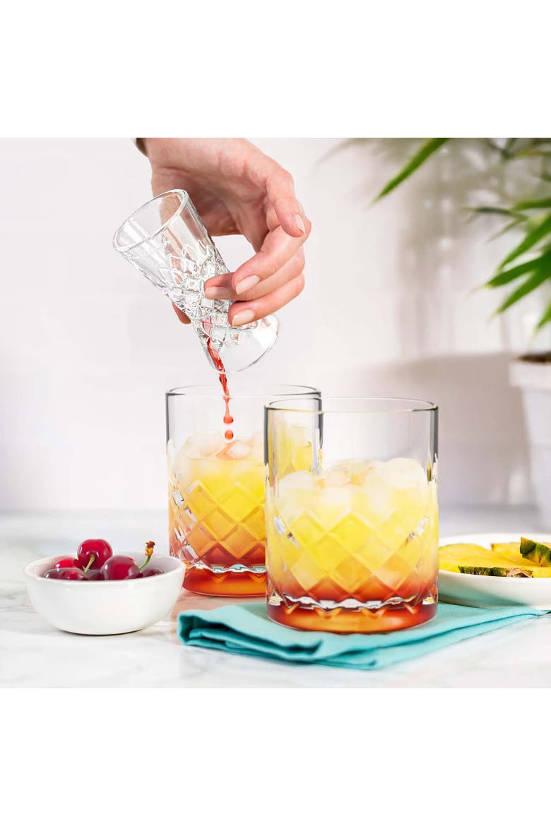 Yarai Glass Double Cocktail Jigger, Alternate, color, Clear