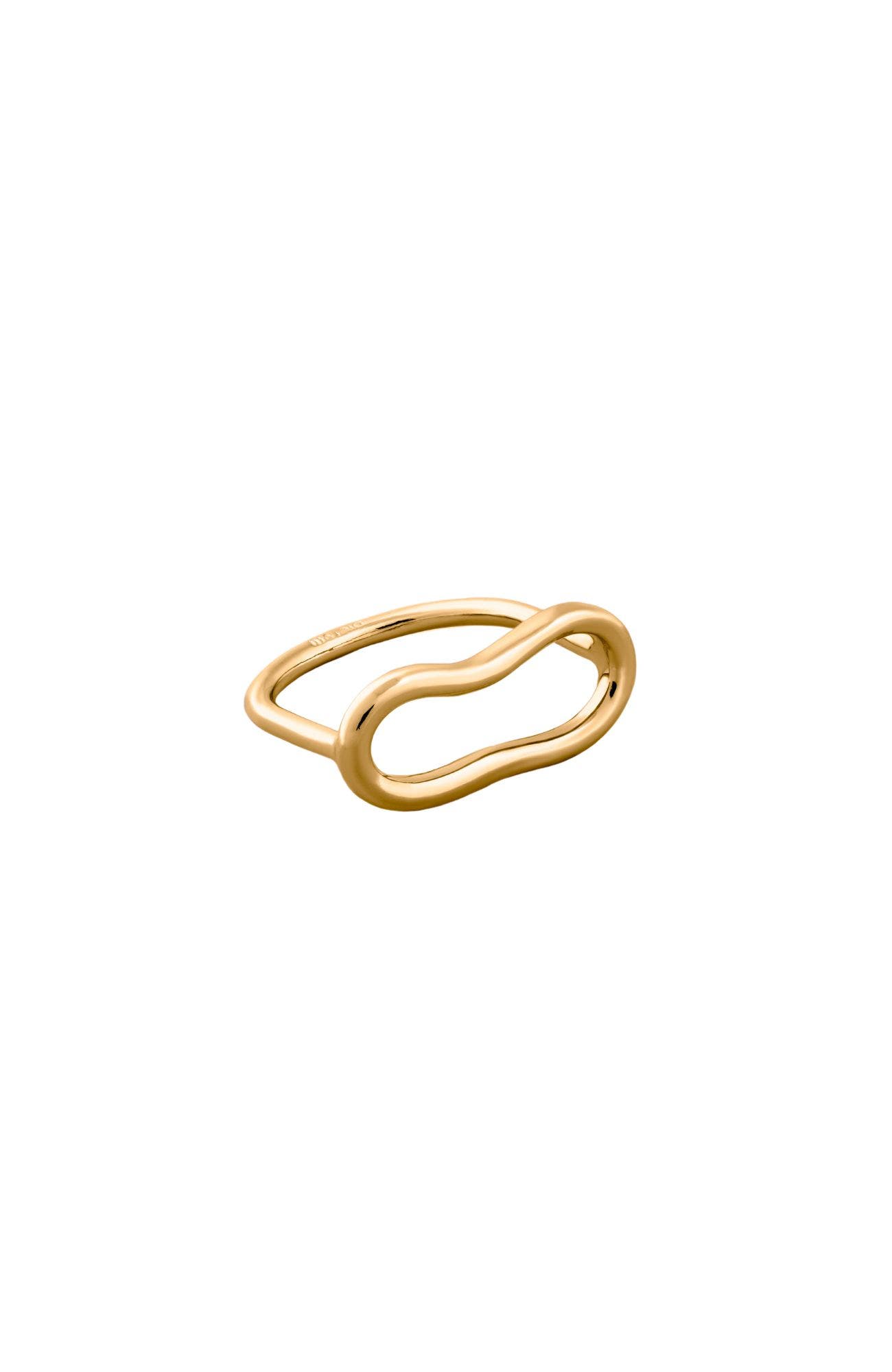 PIERETTI Ninon ring in Gold Plate 