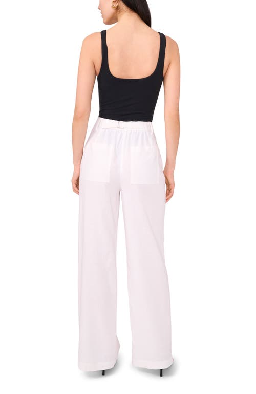 Vince Camuto Linen Blend Pants In White