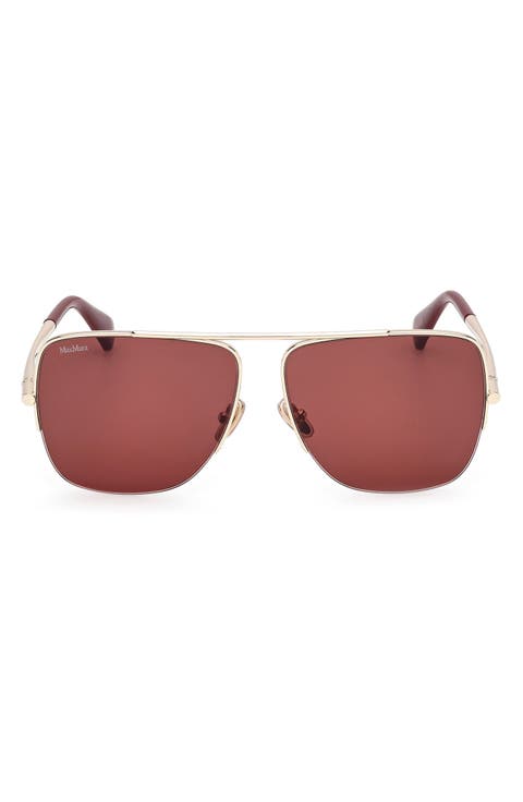 59mm Pilot Sunglasses