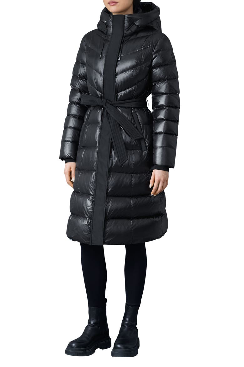 Coralia-Z Down Puffer Coat, Main, color, BLACK