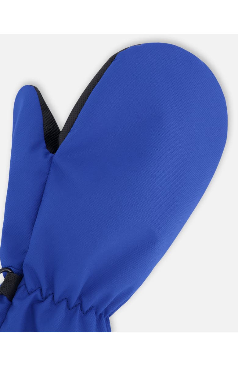 Deux par Deux Boy Mid-Season Mittens in Recycled Polyester, Alternate, color, Royal Blue