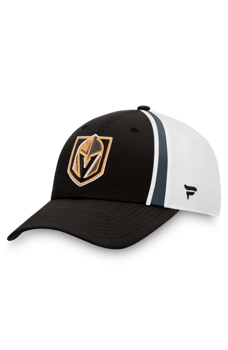 FANATICS Men's Fanatics Branded Black/White Vegas Golden Knights Prep Squad Flex Hat, Alternate, color, 
