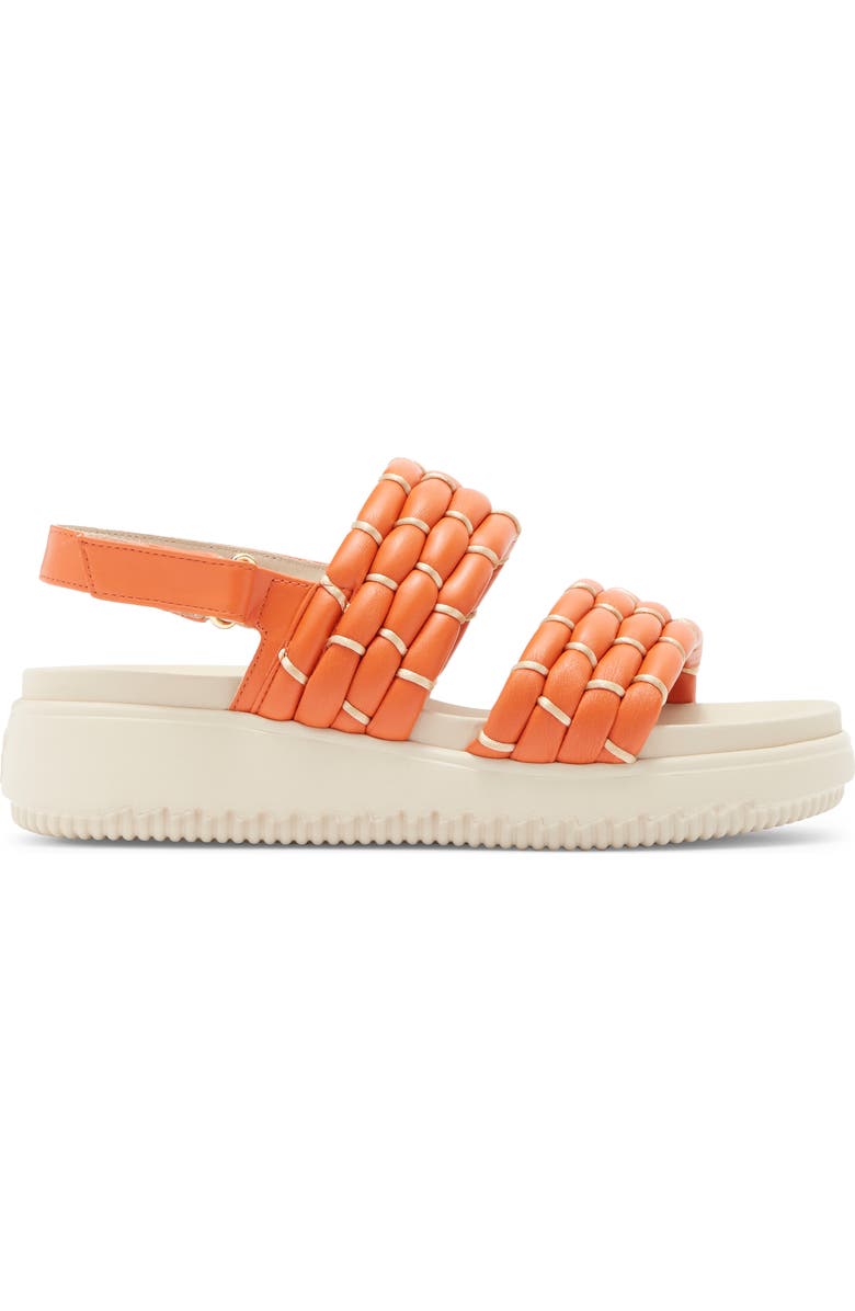 Paul Green Amara Platform Sandal, Alternate, color, Papaya Nappa Salvador Combo