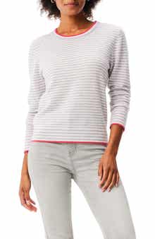 NIC+ZOE Easy Stripe Cashmere Sweater