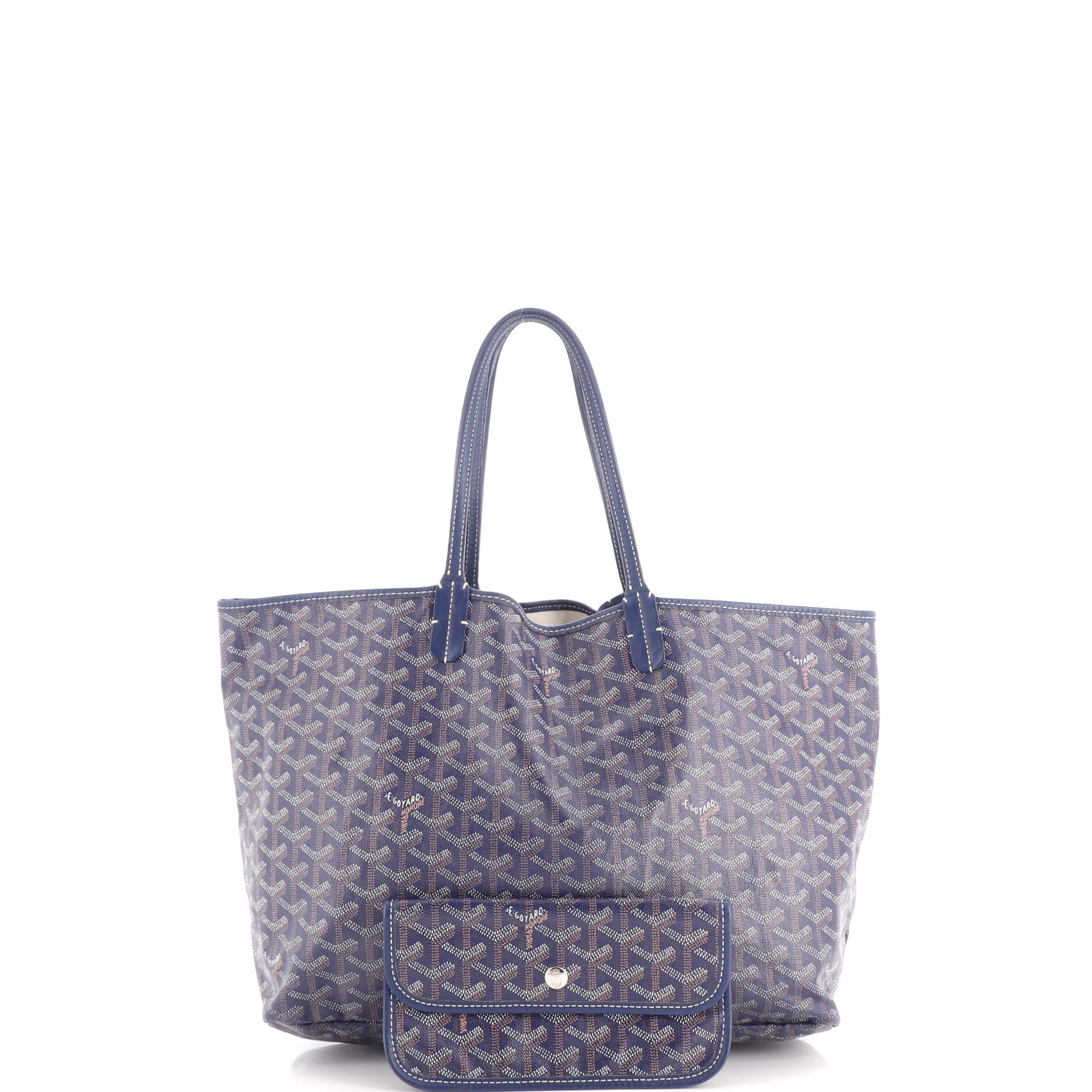 Saint Louis Tote Coated Canvas PM, Alternate, color, Blue