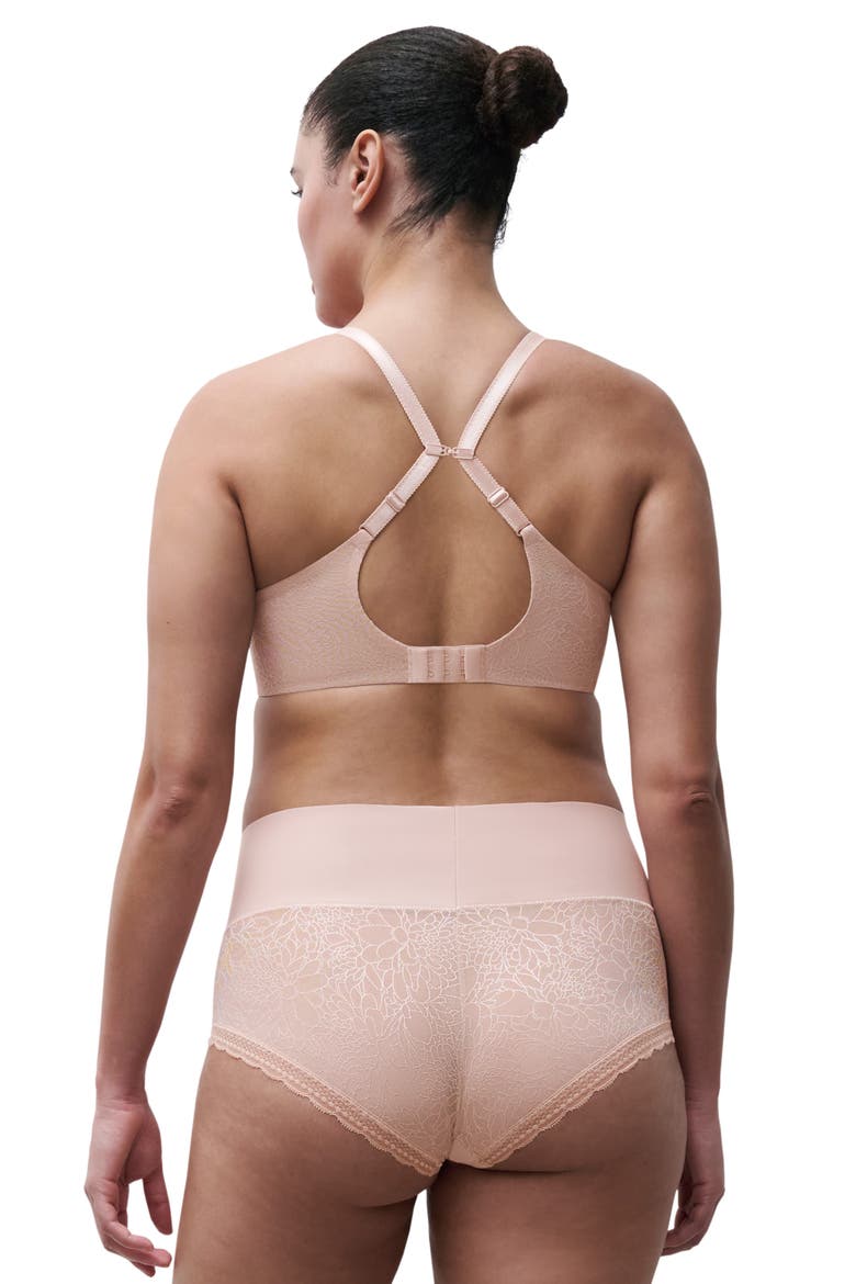 Belle Underwire Sexy Solution Plunge Bra, Alternate, color, ROSE