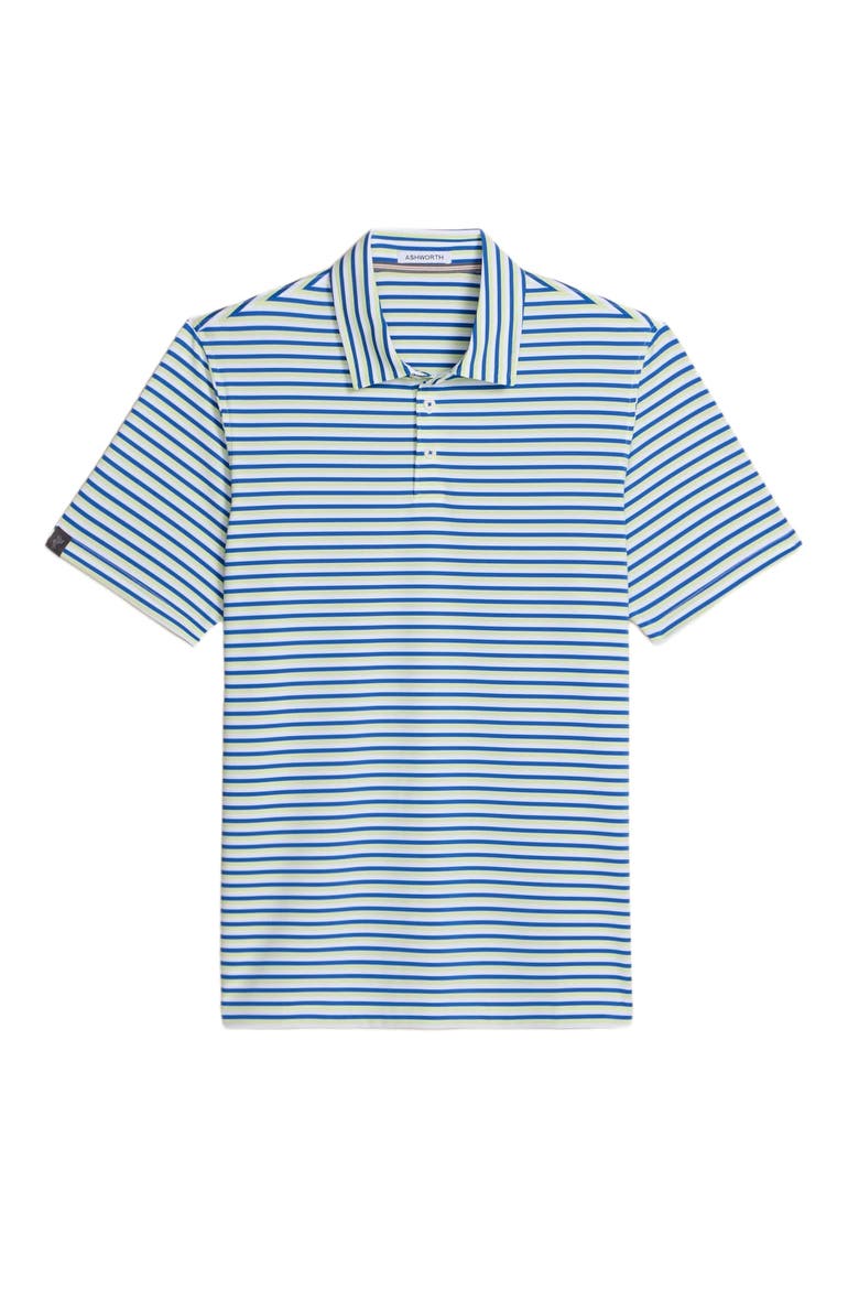 Ivy Stripe Polo, Main, color, Sail/White/Lime
