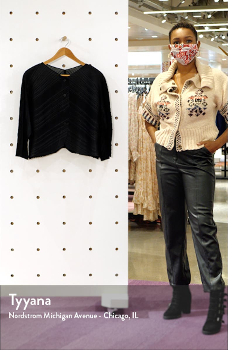 Pleated Cardigan, sales video thumbnail