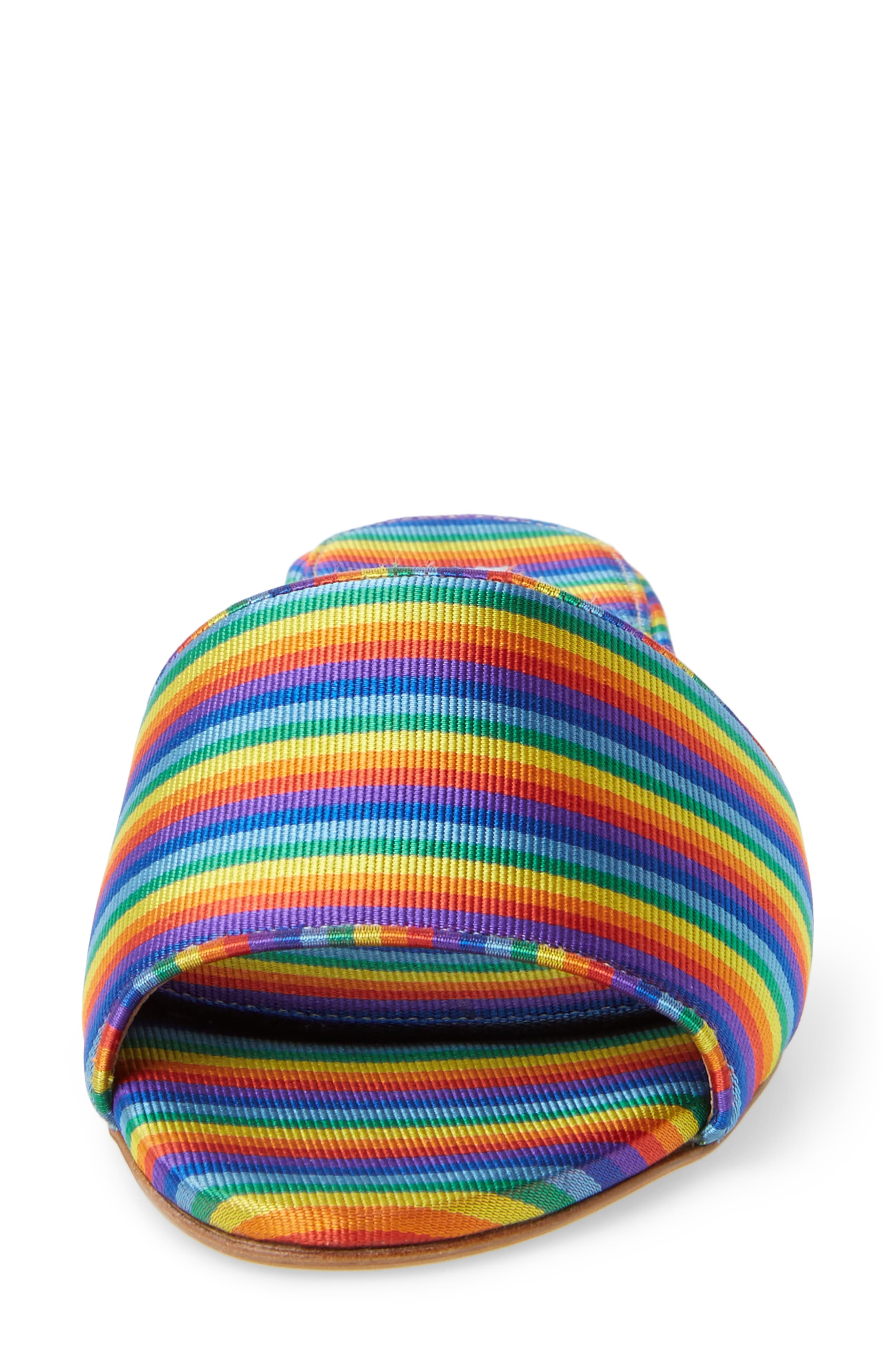 Sprinkles Slide Sandal, Alternate, color, RAINBOW