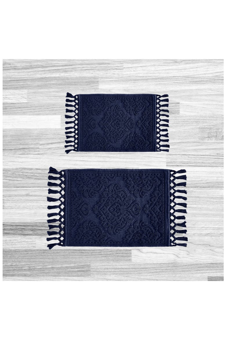 Ricardo 2-Piece Bath Mat Set, Alternate, color, INDIGO