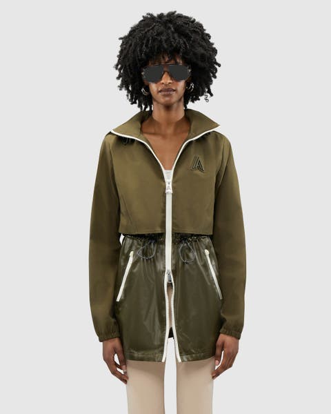 Women's Valmenier Raincoat with Retractable Hood
