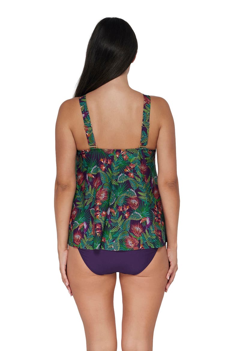 Sadie Tankini Swimsuit Top, Alternate, color, Welcome To Rio