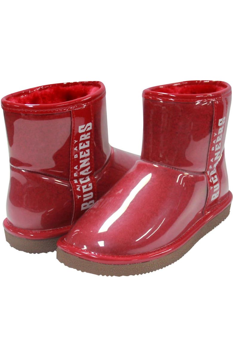 CUCE Women's Cuce Red Tampa Bay Buccaneers Water Resistant Faux Shearling Boots, Main, color,