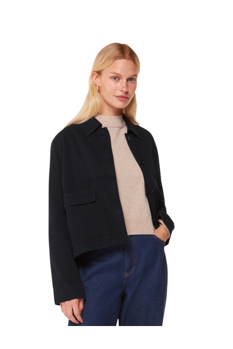 Marie Casual Jacket, Main, color, Washed Black