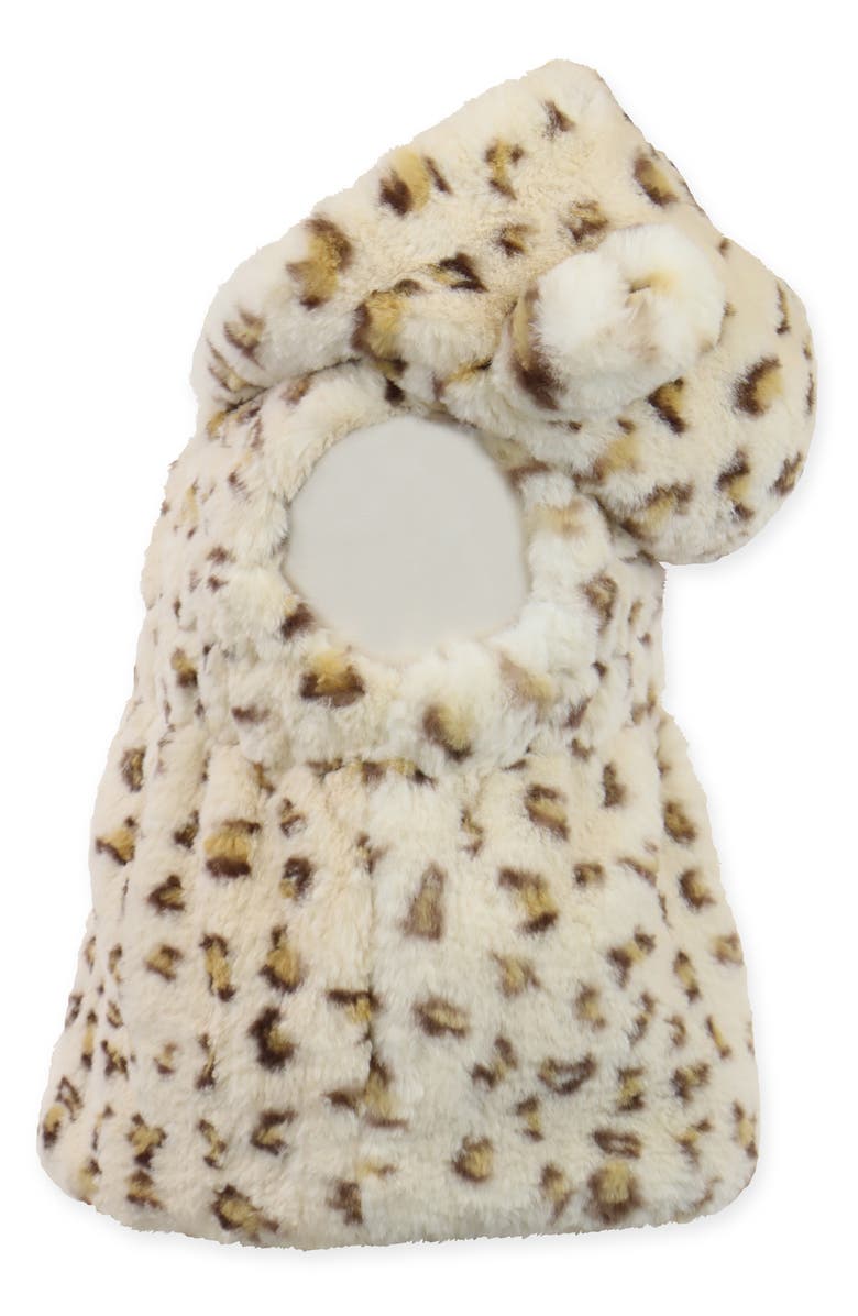 Widgeon Ruched Faux Fur Vest, Alternate, color,