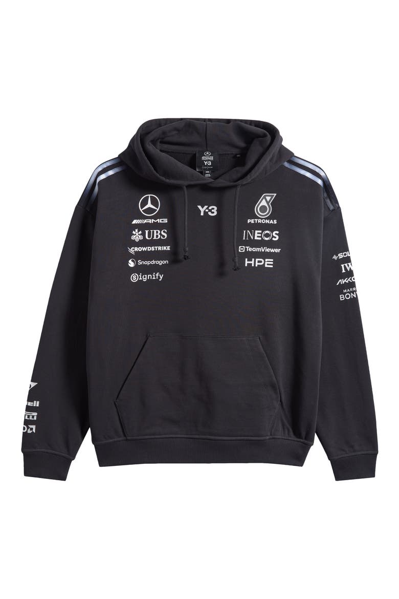 F1 Team Cotton Hoodie, Alternate, color, BLACK