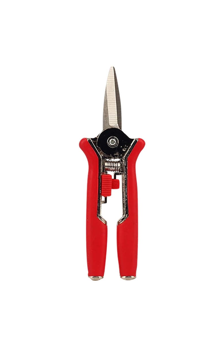 D&D Garden 6 Inch Floral Shears Sharp Blades, Comfort Grips, Trimming Tool, Plants, Alternate, color, Red
