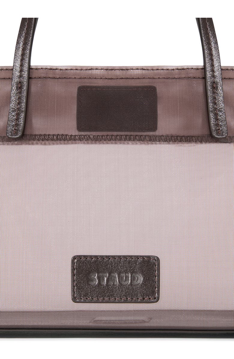 STAUD Mini Christos Mesh Tote, Alternate, color, Espresso