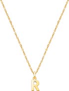 Tiny Blessings 14K Gold Modern Initial 12-14" Necklace