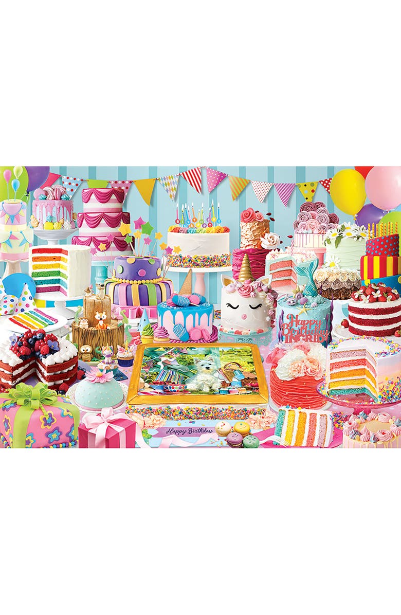 Eurographics Birthday Cake Party 1000 Piece Puzzle, Alternate, color, Multicolored