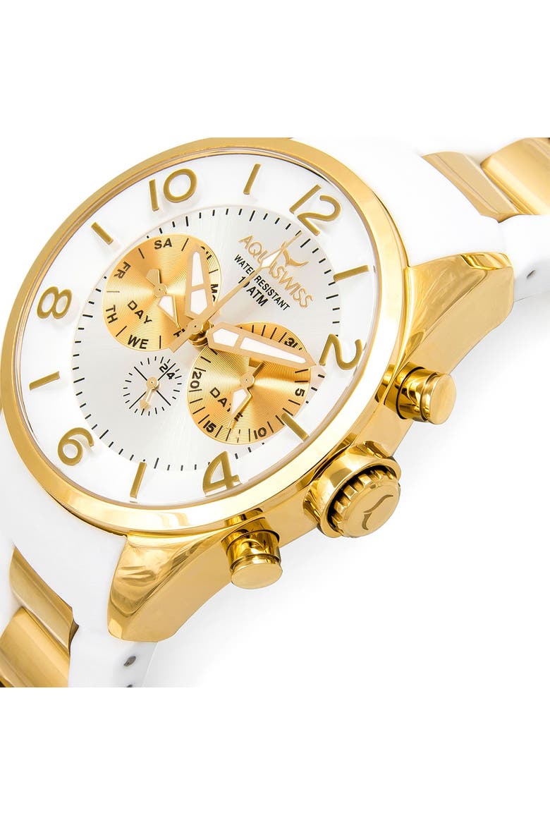 Unisex Trax 5H Watch, Alternate, color, BLACK-GOLD