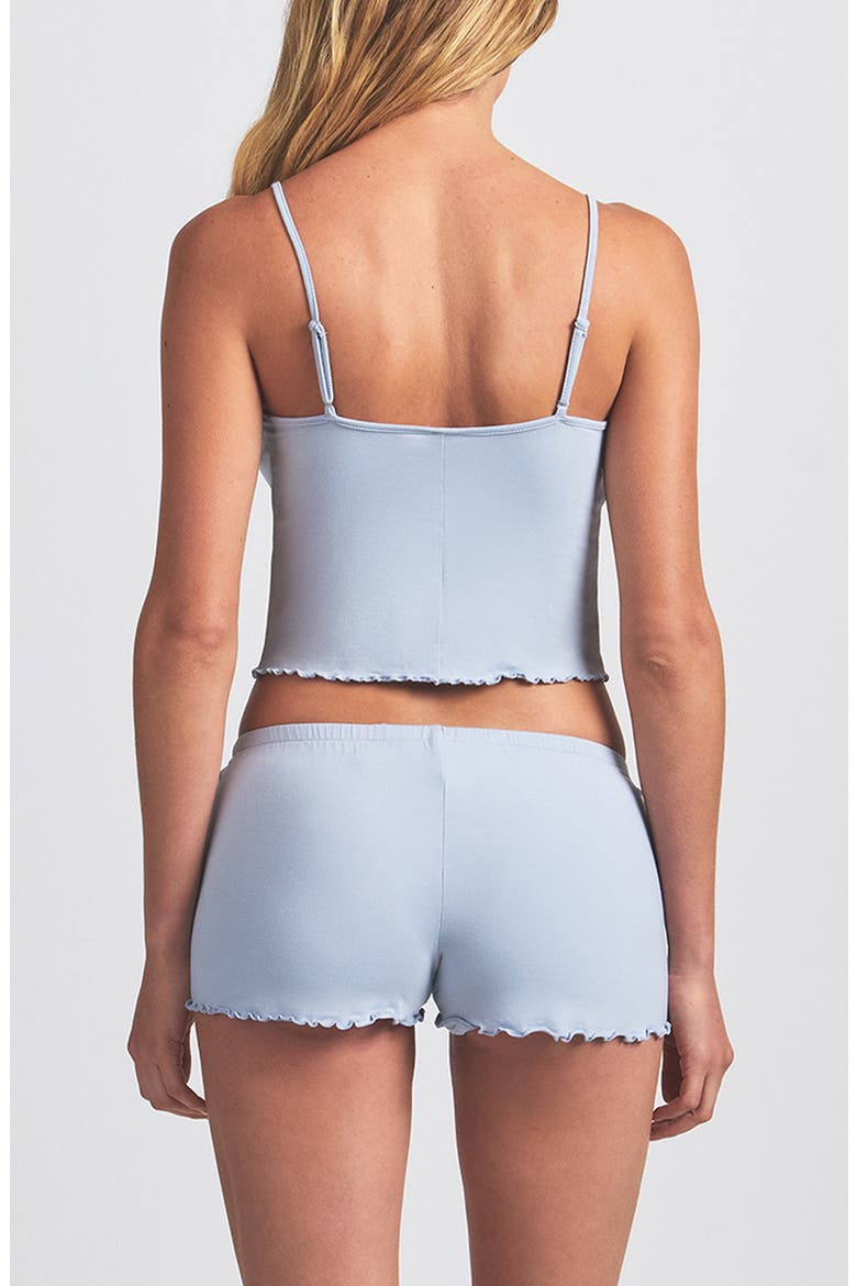 Sleep Crop Camisole Pajamas, Alternate, color, ZEN BLUE