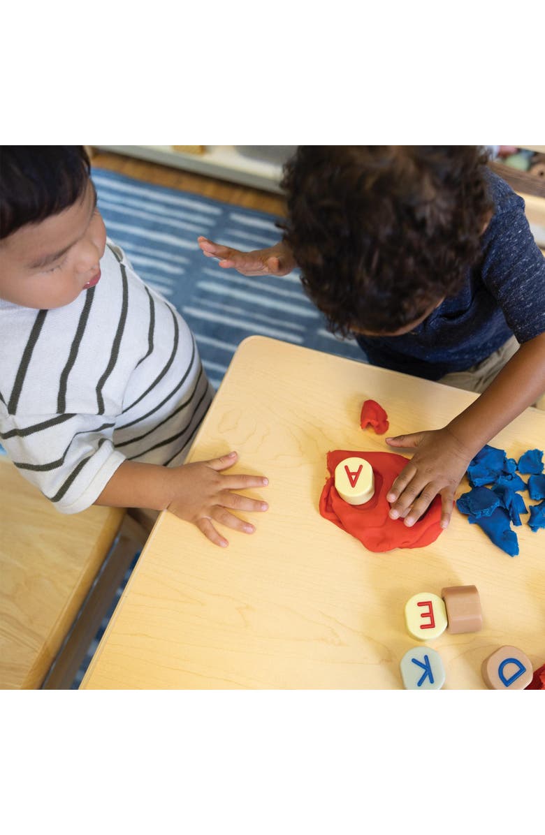 Yellow Door Uppercase Alphabet Stamping Stones - 26 pieces, Alternate, color, Multicolored