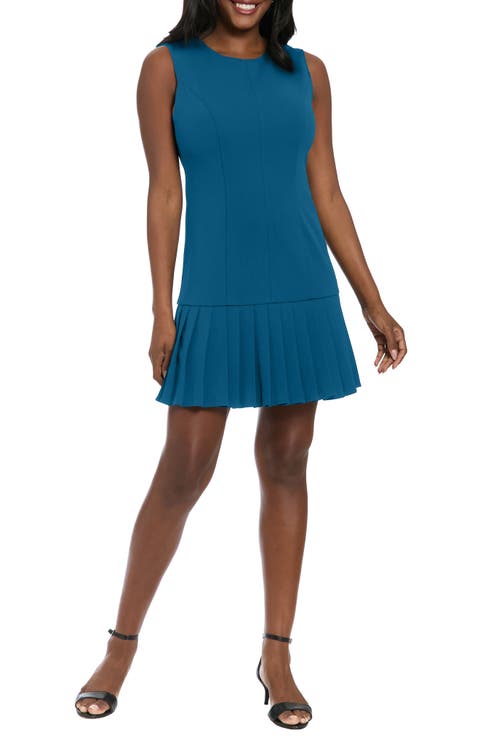 Pleat Hem Miniskirt