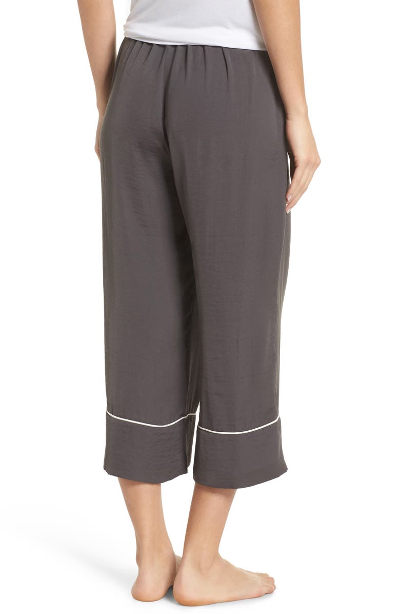 Something Navy Satin Pajama Pants, Alternate, color,