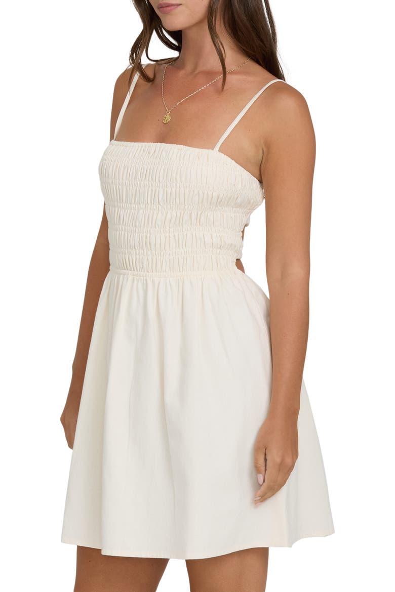 Suns Out Fit & Flare Minidress, Alternate, color, WHITE CAP