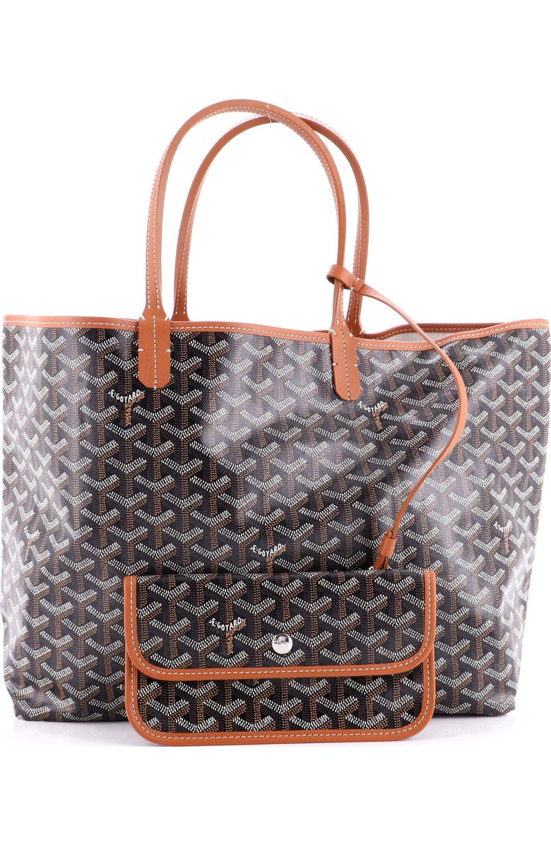 Pre-Owned Goyard Saint Louis Tote Coated Canvas PM, Alternate, color, Brown