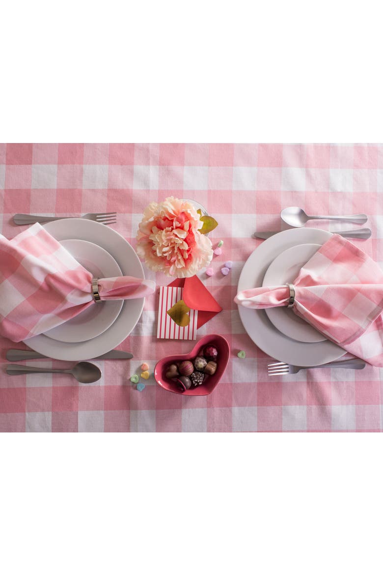 Buffalo Check Napkin Set/6, Alternate, color, Pink