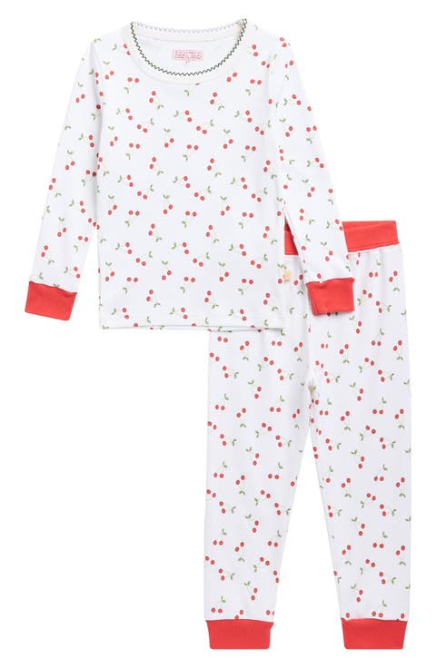 Riley Print Pima Cotton Fitted Pajamas