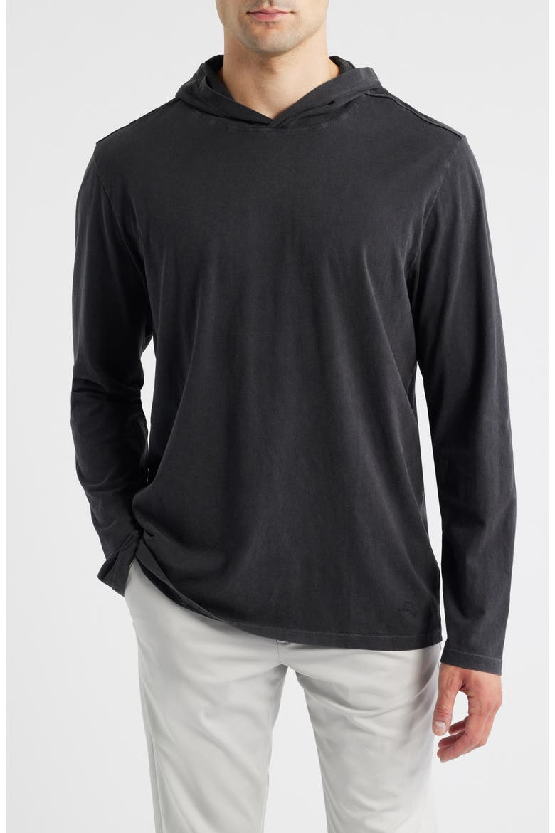 Kauai Keys Hooded Long Sleeve T-Shirt, Main, color, COAL