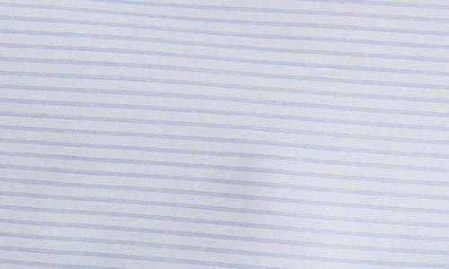Mango Stripe Button-up Shirt In Sky Blue