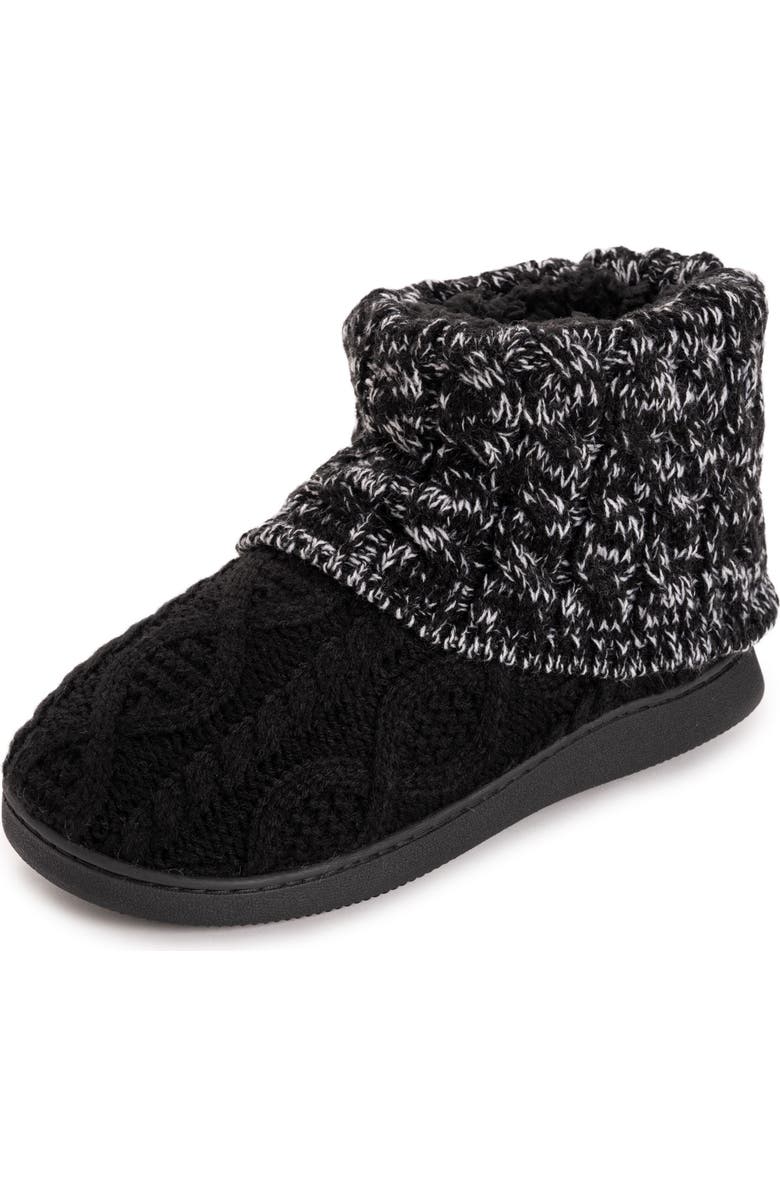MUK LUKS Rochelle Slipper Boot, Main, color, Black