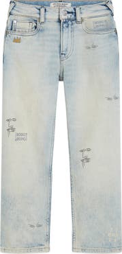 Scotch & Soda Kids' x Basquiat The Pitch Loose Jeans