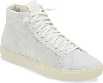 p448 star leather high top sneaker