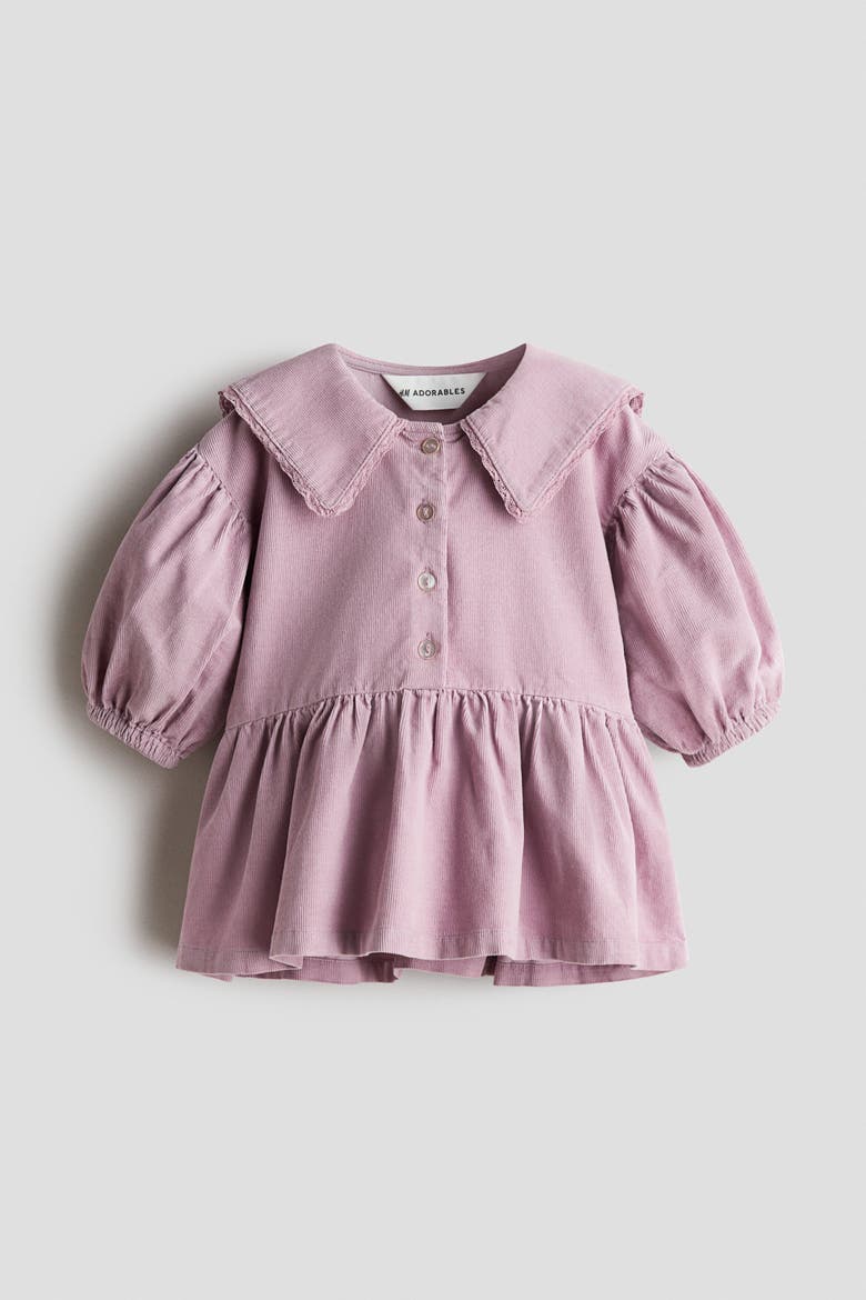 Cotton Corduroy Dress, Alternate, color, Light purple