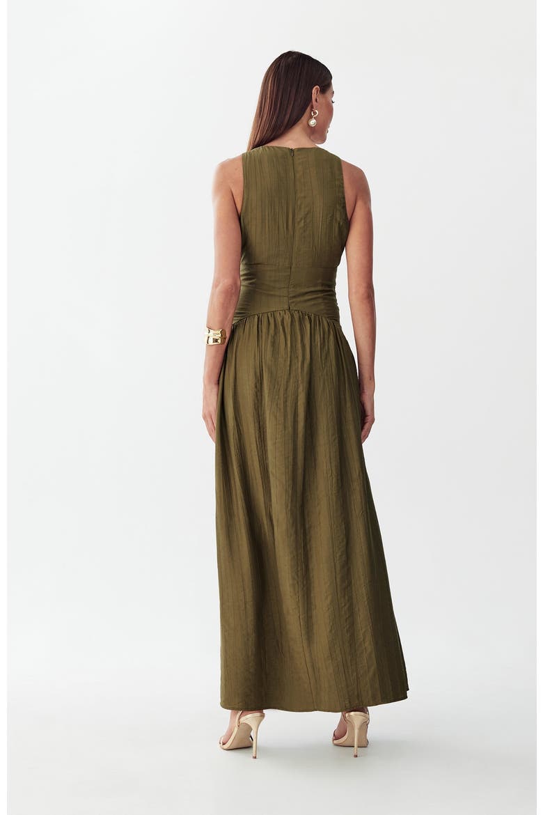 Jasa Midi Dress, Alternate, color, Olive