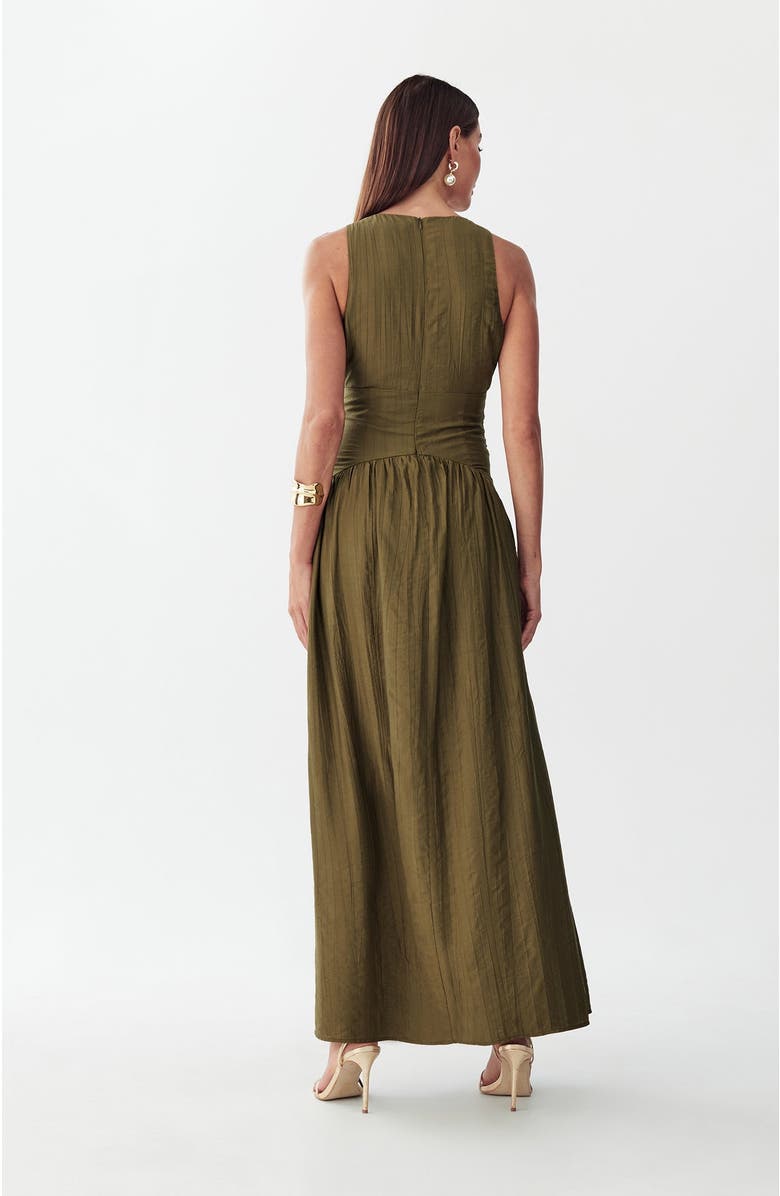 ST MRLO Jasa Midi Dress, Alternate, color, Olive